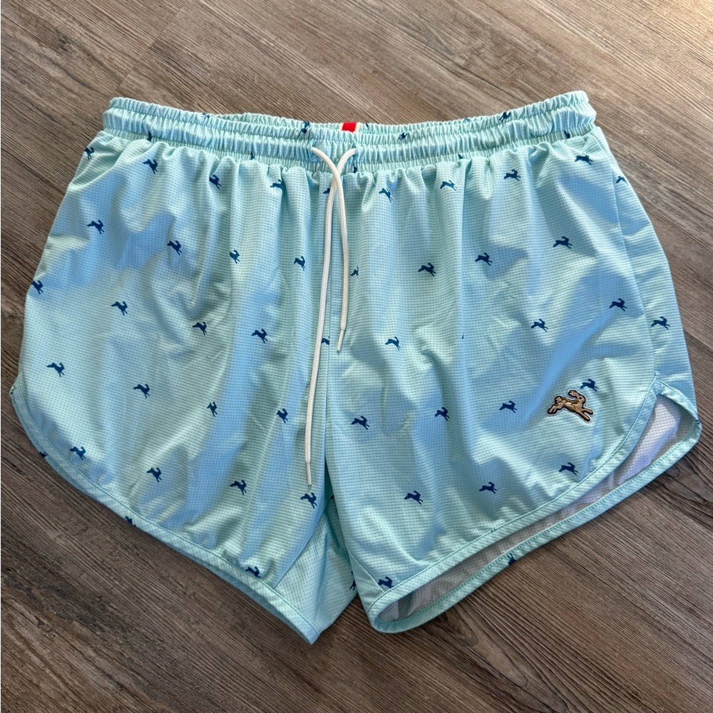 Tracksmith Rabbit Logo Athletic Shorts